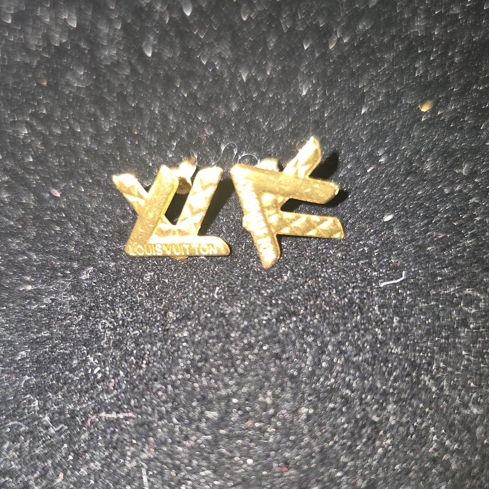 LV Gold Earrings - Picture 6 of 13